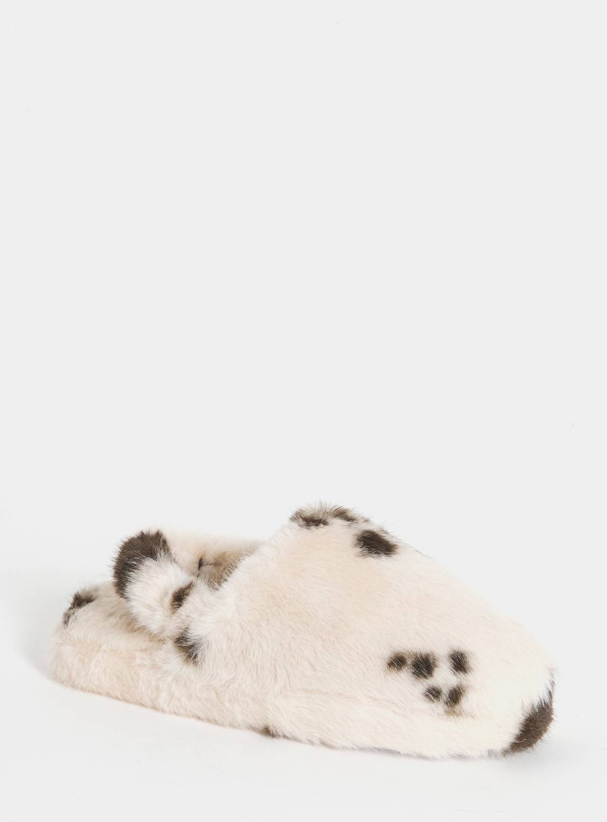 SIMPLY BE Fluffy Slingback Slippers Wide Fit 4 - Image 3